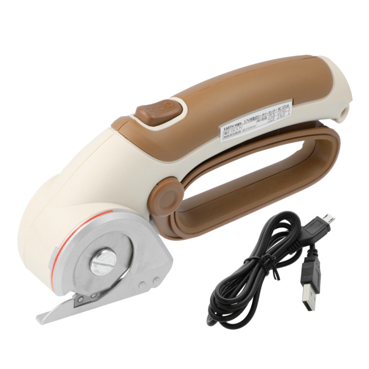 力を入れずに楽々カット 充電式ロータリーカッター