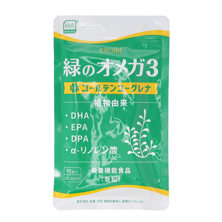 クロワール 緑のオメガ3+ゴールデンユーグレナ 1袋