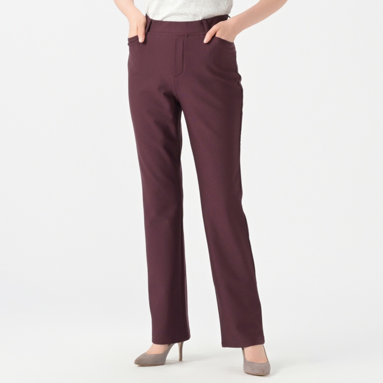 Provador 遠赤外線/発熱/保温ストレートパンツ月光