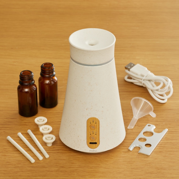 moku.オイルの香りを楽しめる コードレスアロマ噴霧器