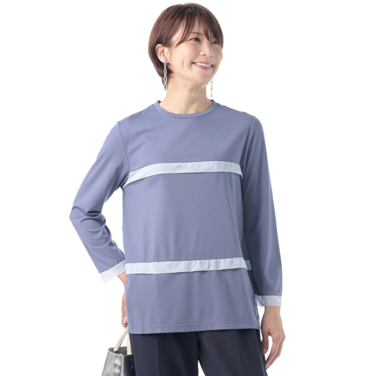 day to day チュール使い切替プルオーバー