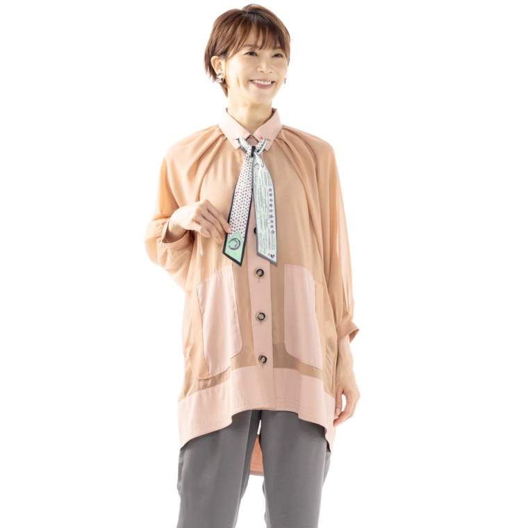 calma ライトライトブルゾン