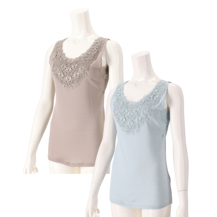 Stylemaker 綿混タンクトップ カラーが選べる2点セット