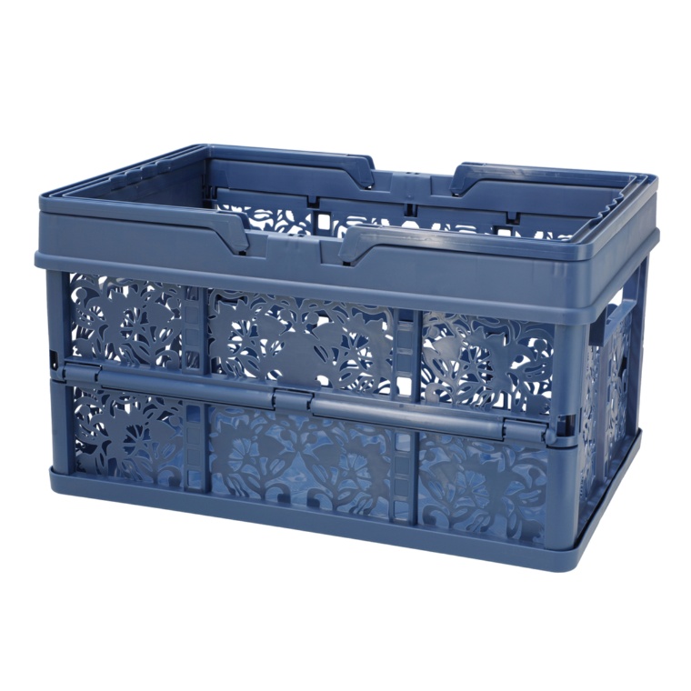 取っ手付き お洒落な折り畳みコンテナ