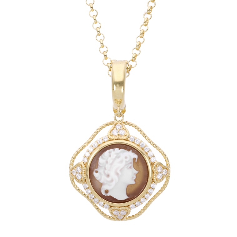 M01118◇カメオイタリアーノ ペンダントトップ CAMEO ITALIANO 
