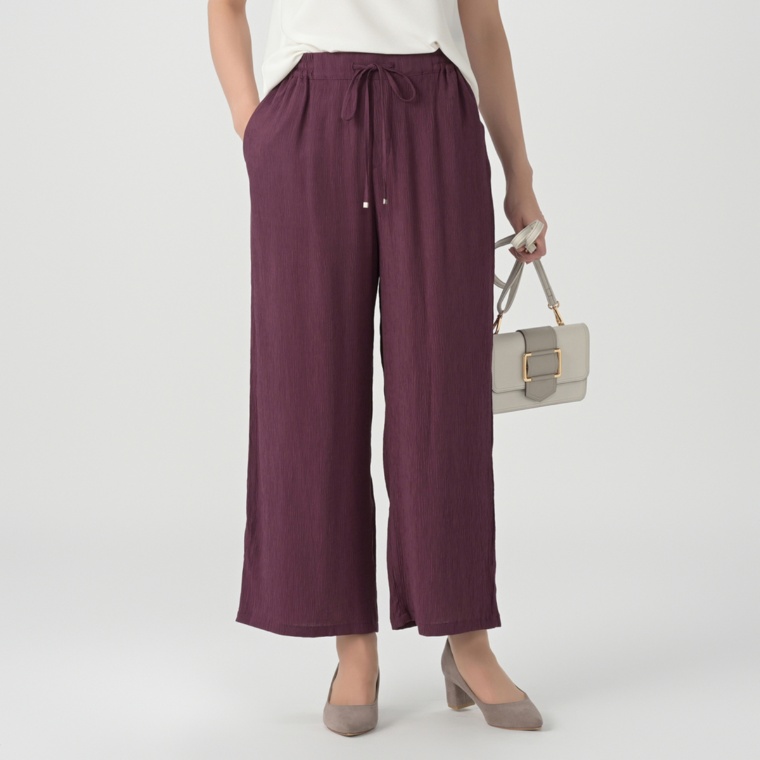 Provador 清涼さらさらレーヨン/ナイロン楊柳パンツ