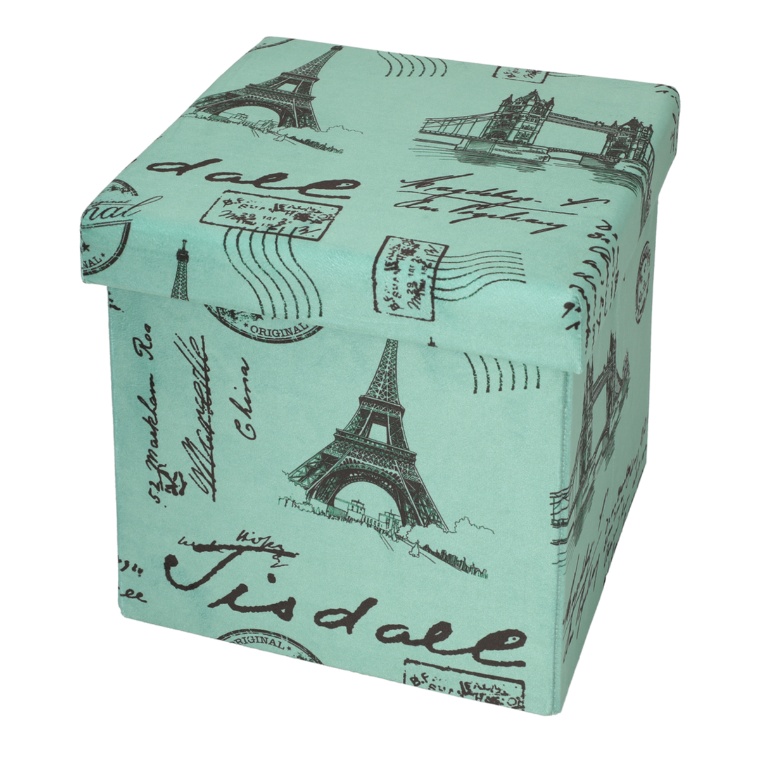 折り畳める 収納スツール 四角形 耐荷重100kg