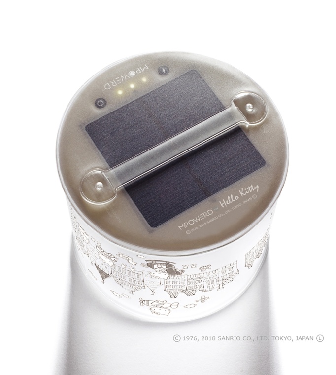 ソーラー充電ランタンエムパワード ラックスハローキティ