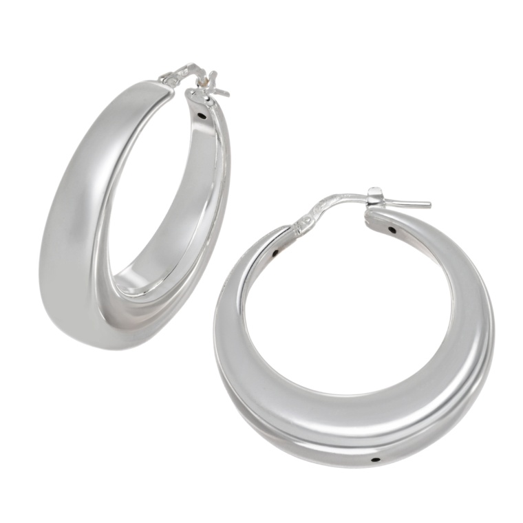 UNOAERRE シルバー925 グランデ チェルキオ ピアス