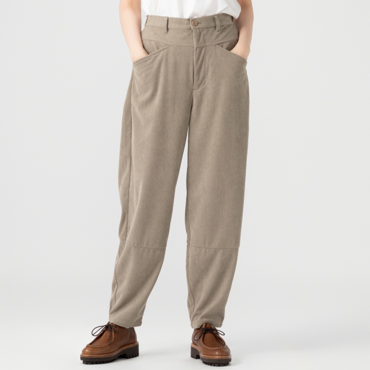 Carney ストレッチコーデュロイ エッグラインワークパンツ