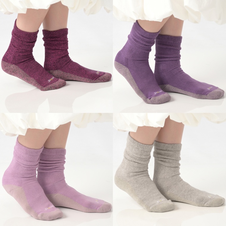 ジャヴィ 銅イオン リラックスソックス[抗菌防臭] 4足セット