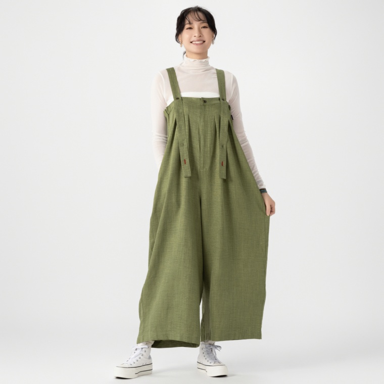 GRC ゆったりサロペットパンツ