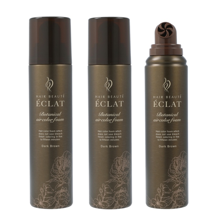 ヘアボーテエクラボタニカルエアカラーフォームup3本セット