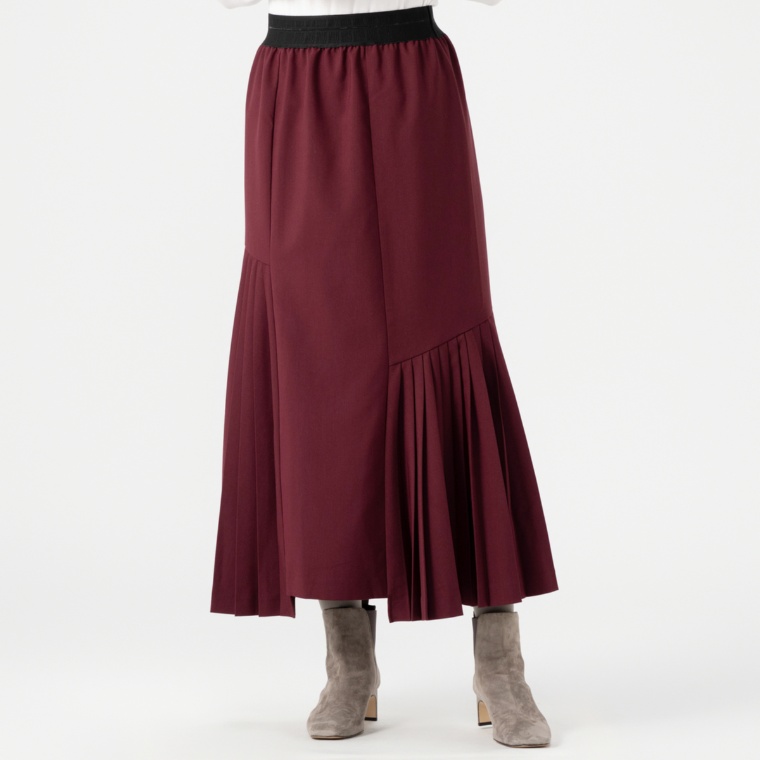 anatelier イレギュラープリーツスカート