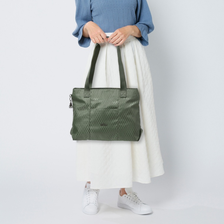 Kipling Check アーリーン 2WAYトートバッグ