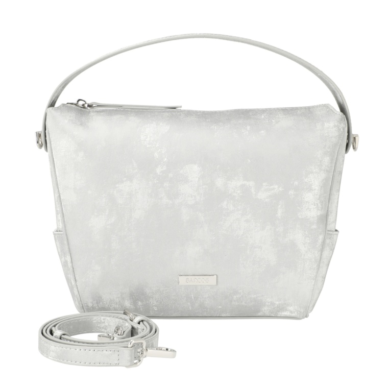 BARCOS シルキーレザー2WAYハンドバッグ