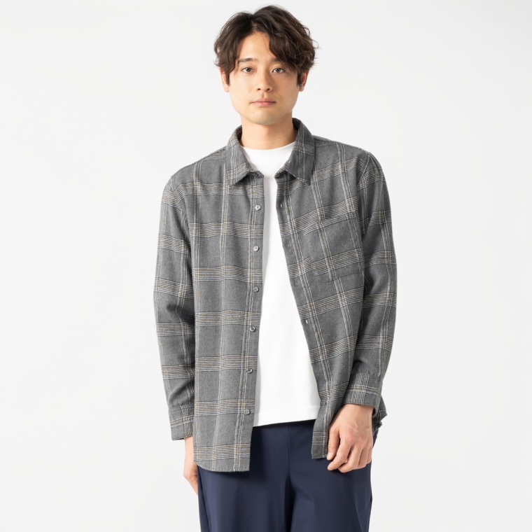 Provador フランネルチェックシャツ メンズ