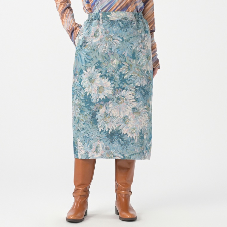 calma ゴブラン織りタイトスカート