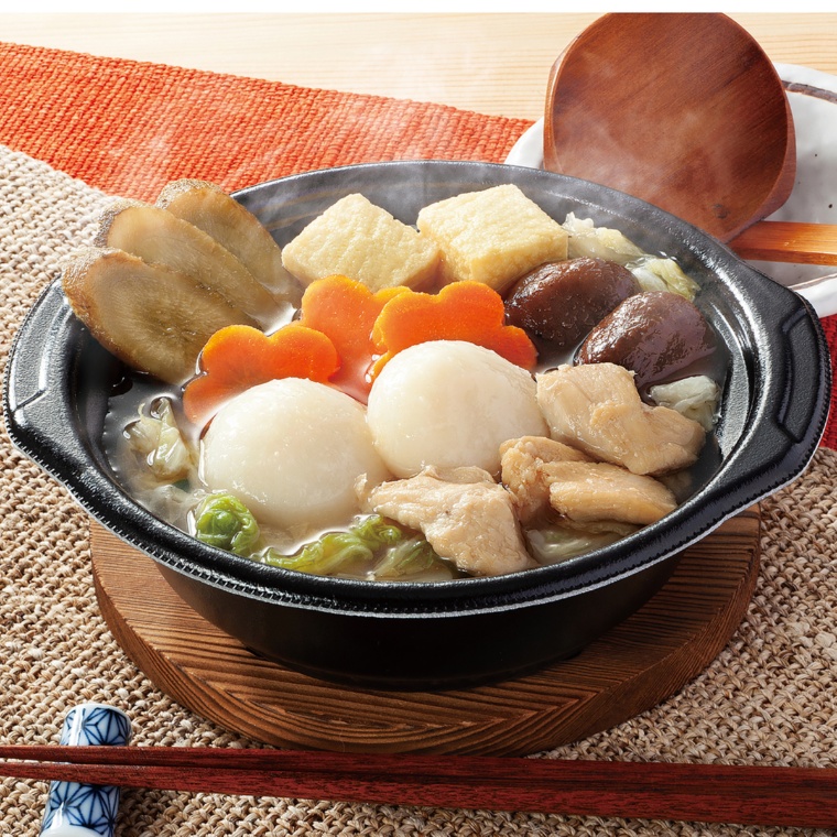 具材たっぷり！電子レンジでチンする具雑煮 3食