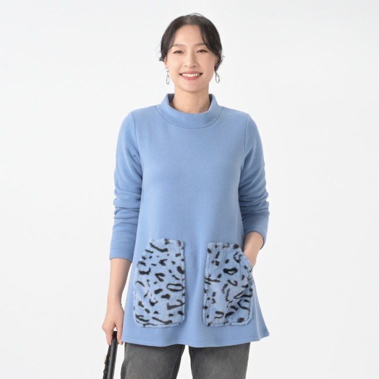 Pixie Heart アニマル柄ポケット チュニック