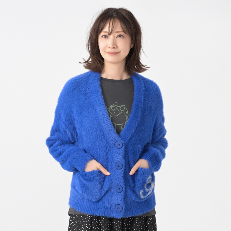 GRC シャギーカーディガン