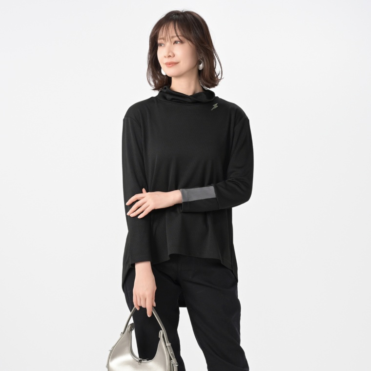 SUPERLADY 服から元気に! ハイネックプルオーバー