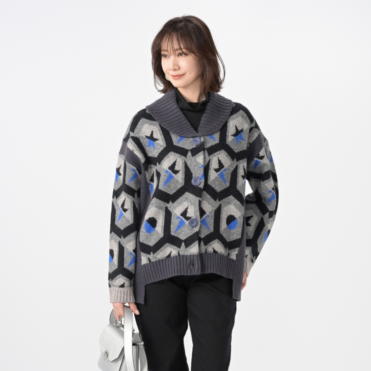 SUPERLADY 服から元気に! ニットジャケット