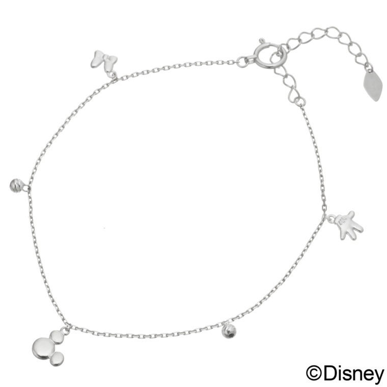 PT850 ディズニー「ミッキー&ミニー」チャーム ブレスレット