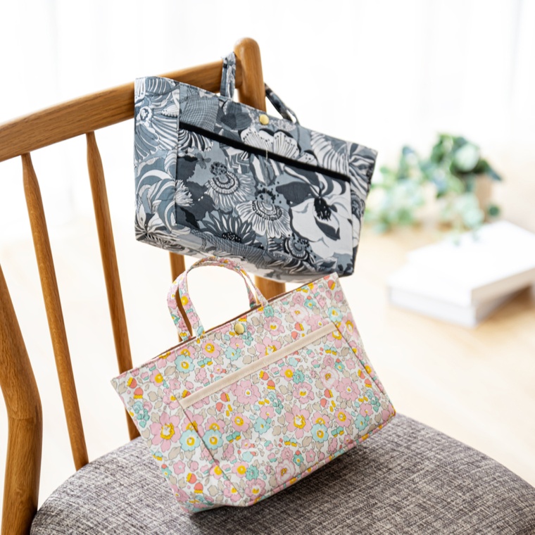 IM リバティプリント バッグインバッグ