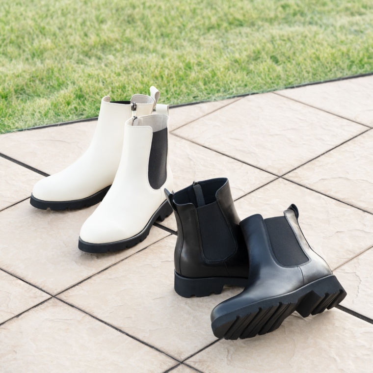 ビューフォート ラウンドトウタンクソールサイドゴアブーツ