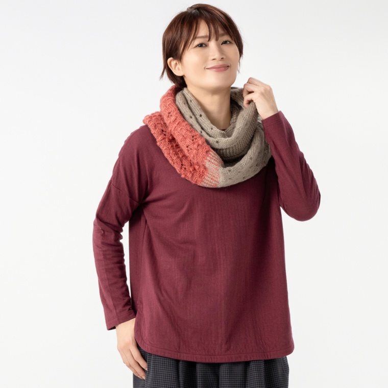 ピープルツリー 手編みフェアアイルスヌード