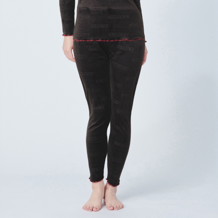 着るホカロン 両面起毛あったかロゴレギンス