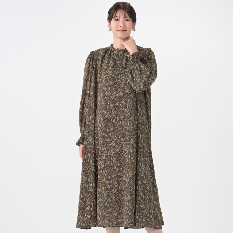 GRC エスニック柄ワンピース