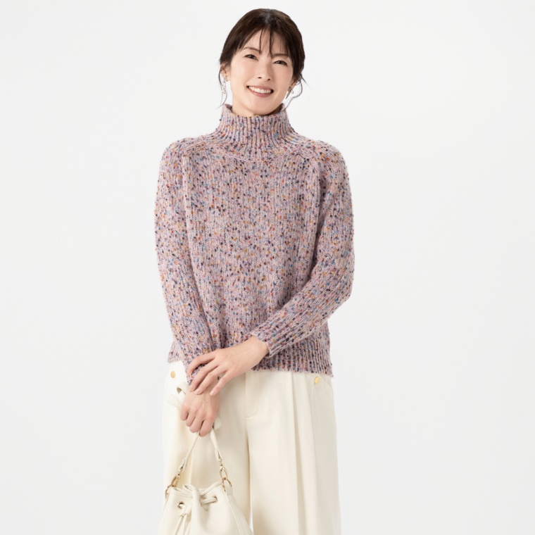 タカシマヤスタイルプリュ ファンシーネッププルオーバー