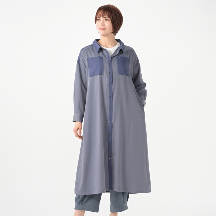 ModdedAnce Iラインワンピース ネット限定着丈