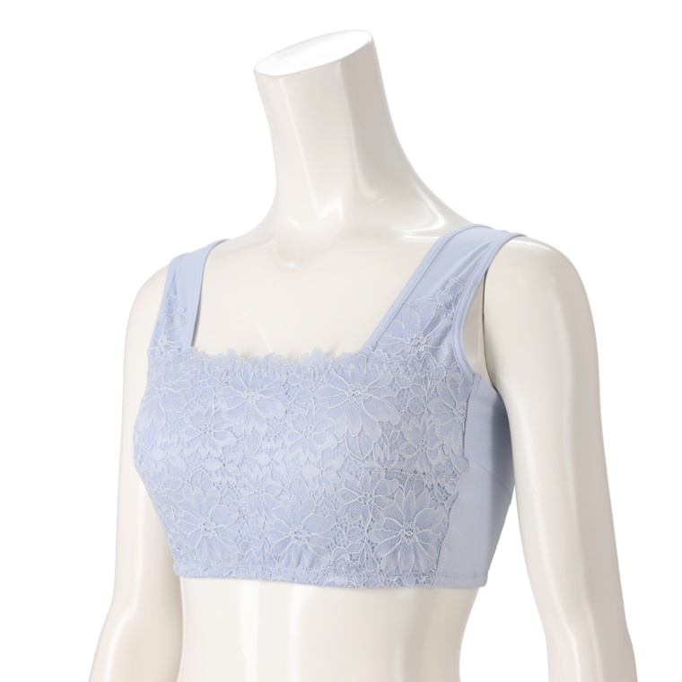 ThreeHeart 綿混フルールガーデンノンワイヤーブラジャー