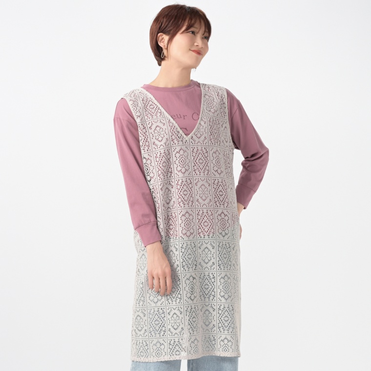 Coeur sucre 2WAYレースジレ