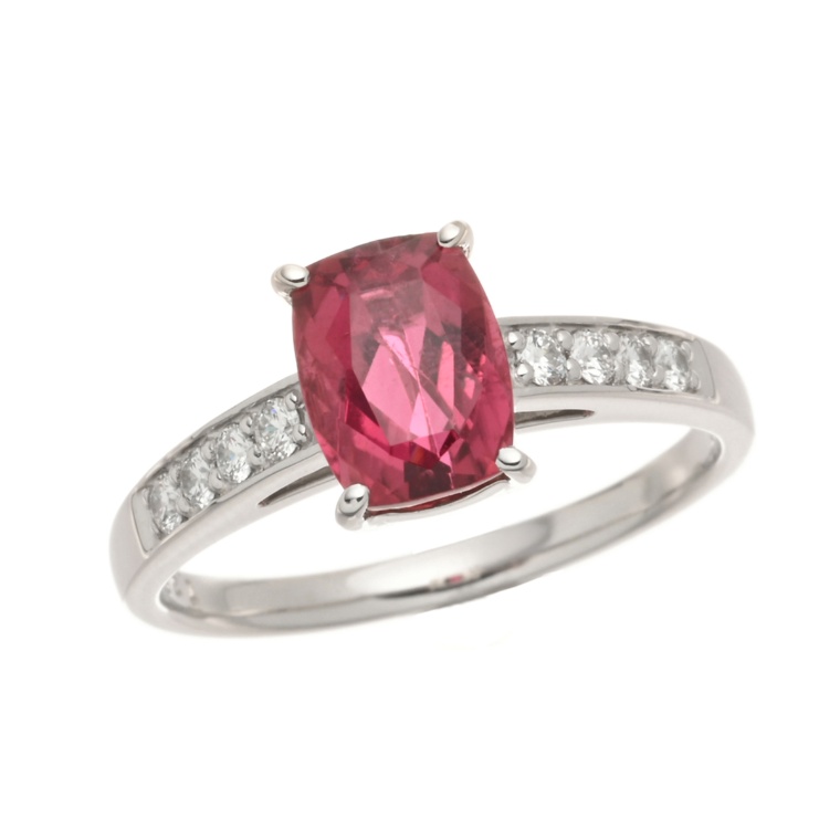 ルベライト PT リング 1.25ctUP