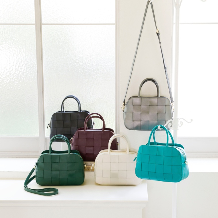 ピュアモエナ イタリアンシープスキンメッシュデザイン2WAYバック