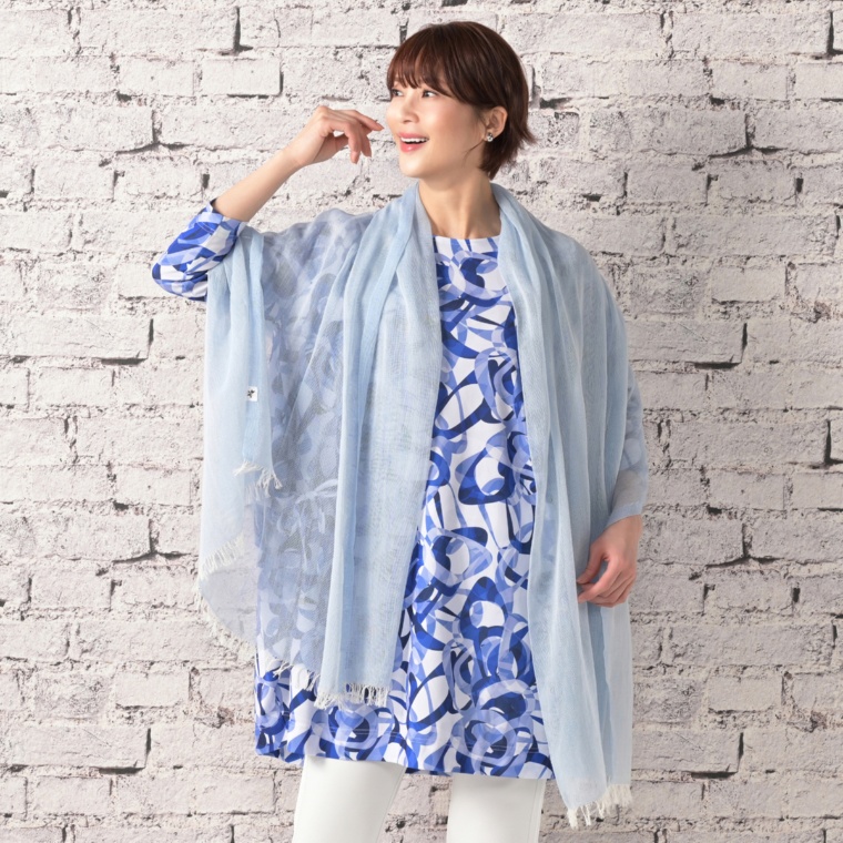 day to day 大判蚊帳織ストール