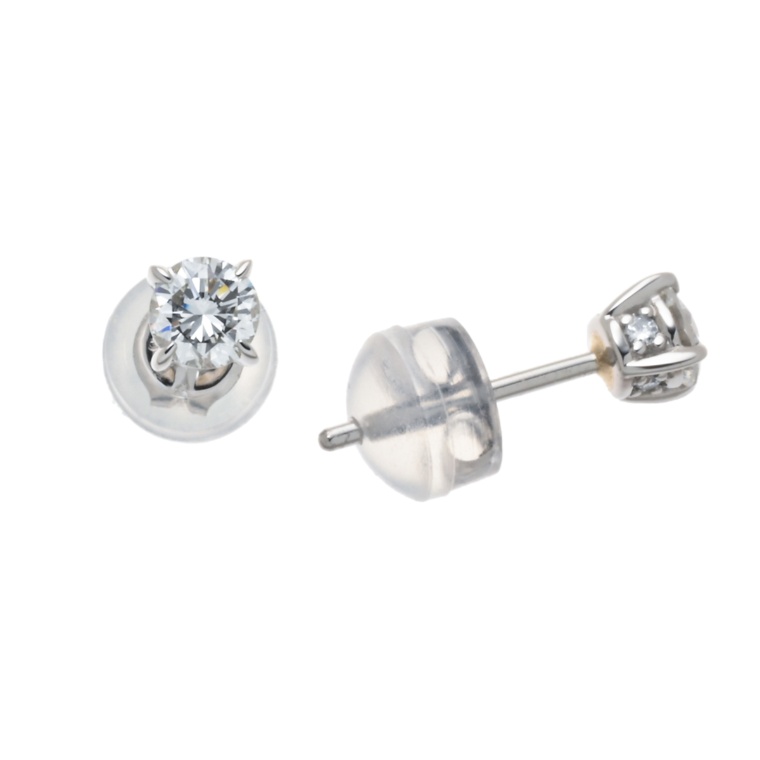 ナミビア産ダイヤモンド PTイヤリング/ピアス 計0.3ctUP