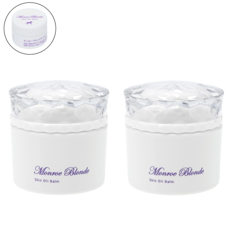モンローブロンド 馬プラセンタ スキンオイルバーム2個特別セット