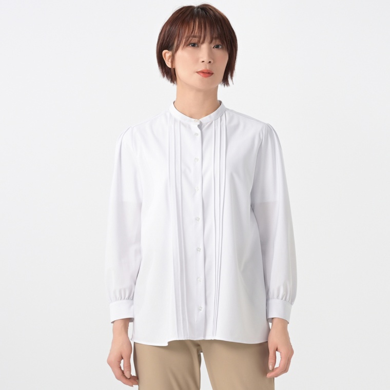 Provador日本製生地使用コンフィールイージーケアブラウス