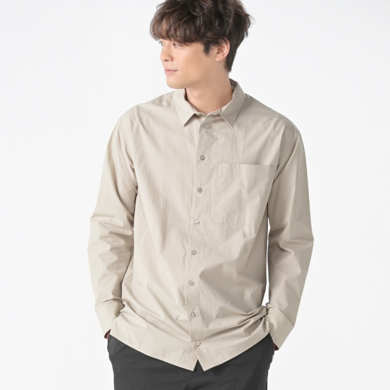 Lucca Uomo alla moda 大人の綿シャツ