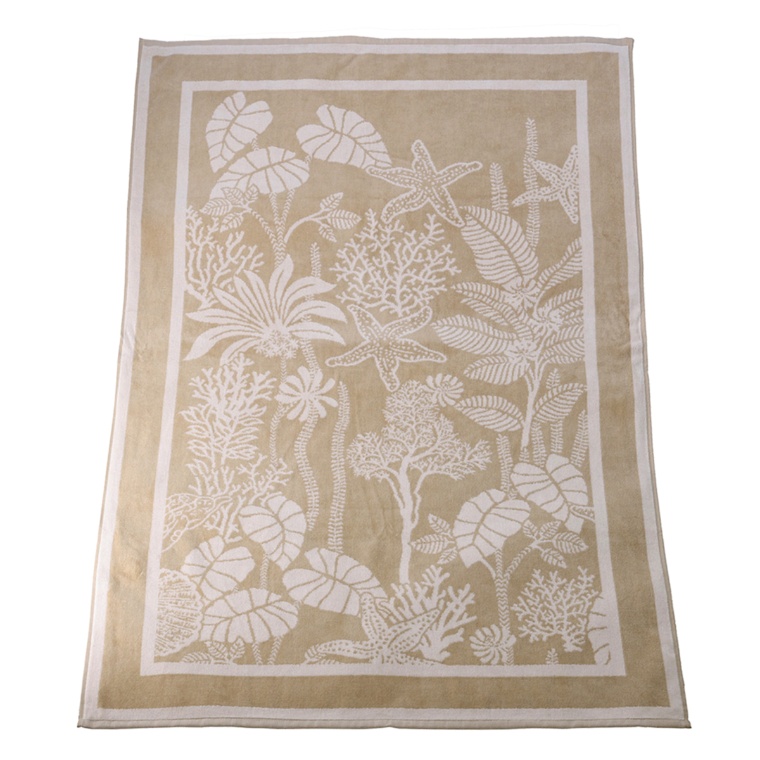 Fero ラグジュアリー ハーフケット トロピカル柄 綿100%