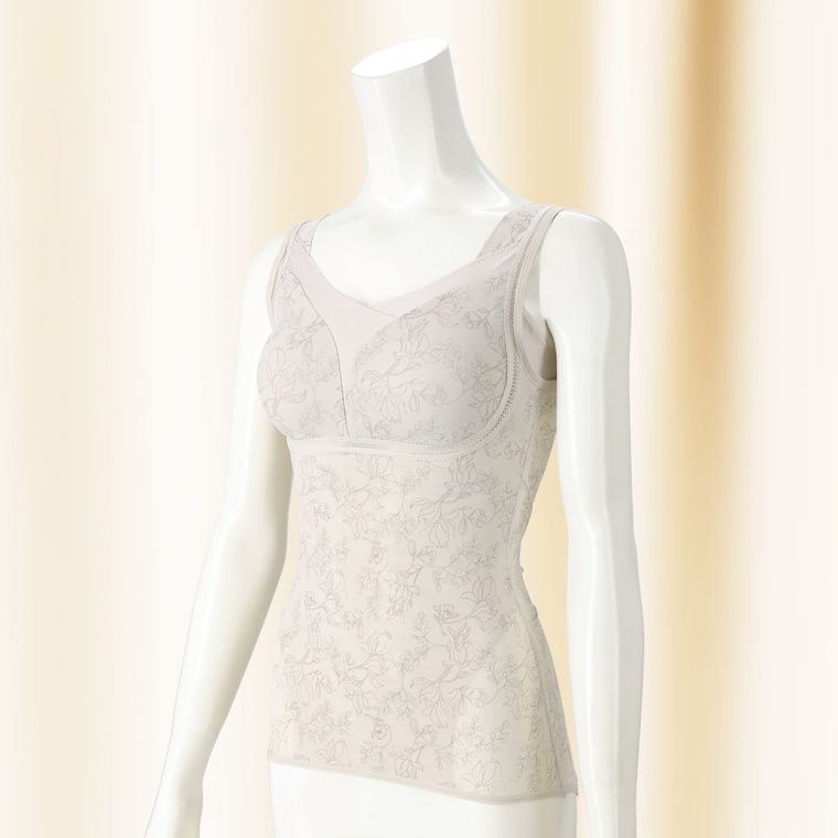 ゆきねえ モアソフト快適フルカップシェイプブラキャミ