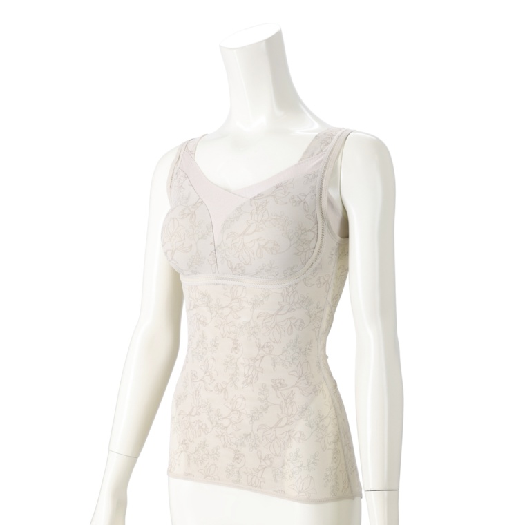 ゆきねえ モアソフト快適フルカップシェイプブラキャミ