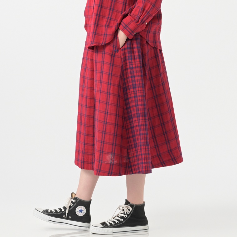 McGREGOR CLASSIC Wガーゼチェックスカート