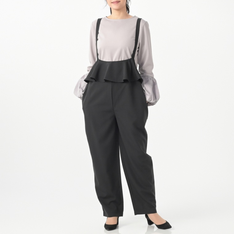 MISA Luxe サロペットパンツ