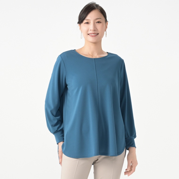 Oh My Tailor 綺麗魅せトリアセテート混ブラウス